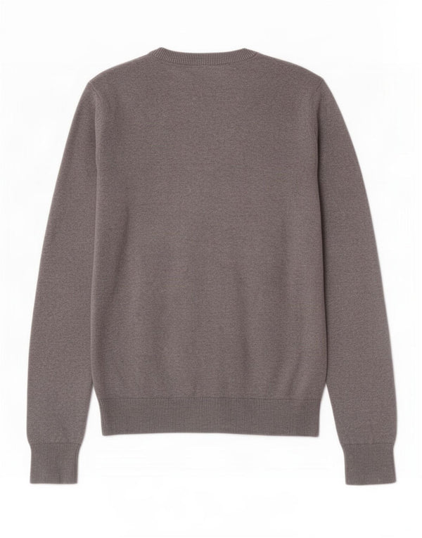 Crew Clothing Ανδρική ζακέτα πουλόβερ Μεσαίο γκρι βαμβακερό