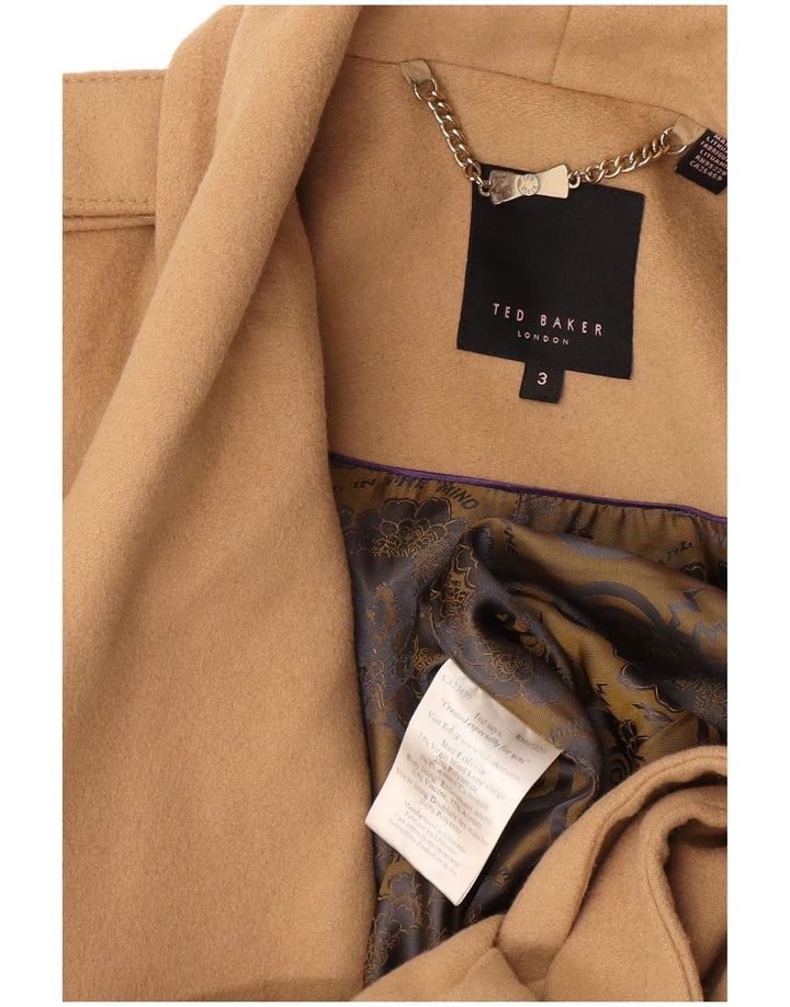 Γυναικείο Πανωφόρι Ted Baker Μέγεθος 3 Μαλλί Μεσαίο Μπεζ