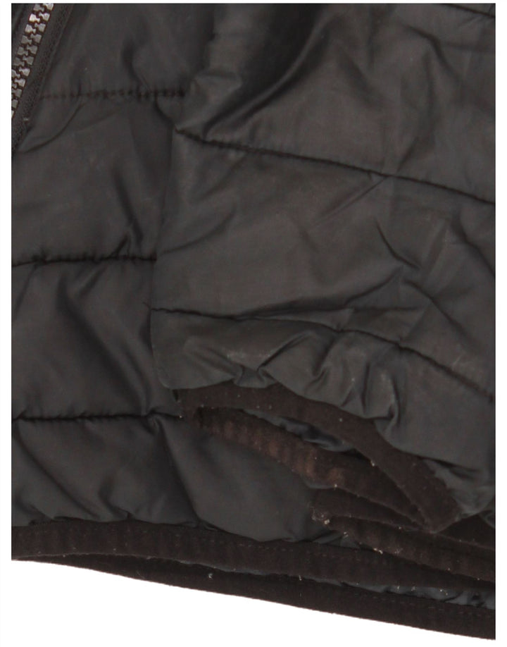 Jack & Jones Ανδρικό μπουφάν με κουκούλα UK 40 μεγάλο μαύρο πολυεστέρα