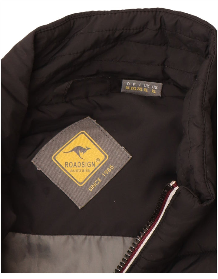 Roadsign Mens Padded Gilet UK 42 XL Μαύρος πολυεστέρας