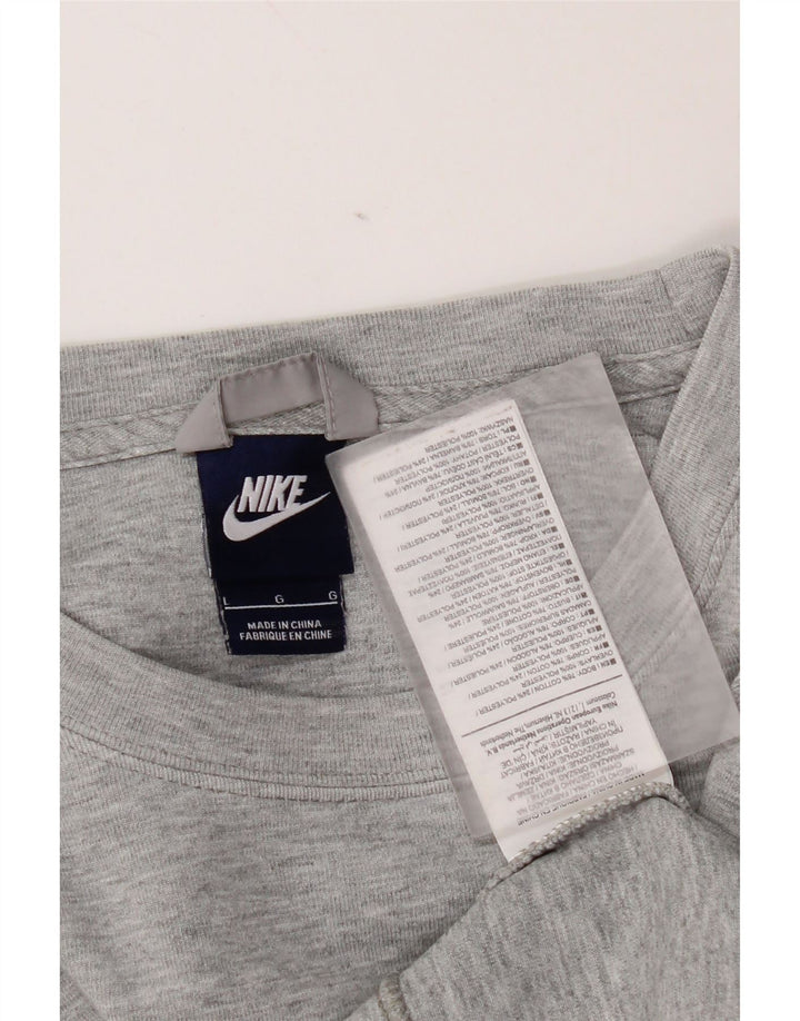 Γυναικείο φούτερ Nike Jumper UK 16 μεγάλο γκρι βαμβακερό
