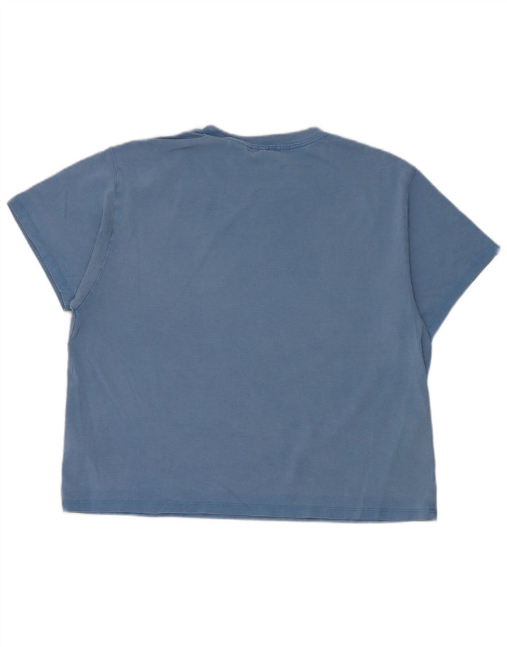 Γυναικείο γραφικό μπλουζάκι Levi's Top UK 14 μεσαίο μπλε βαμβακερό