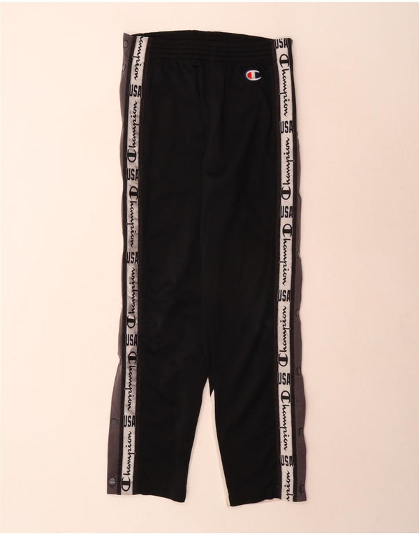 Champion Mens USA Graphic αθλητική φόρμα παντελόνι XS Black Colourblock Sports