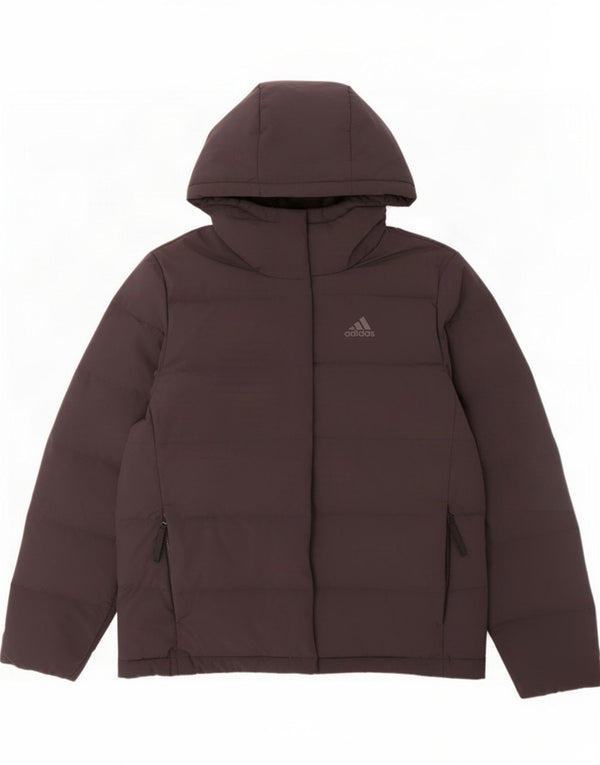 Adidas Γυναικείο μπουφάν με κουκούλα UK 4/6 XS Μαύρο Πολυεστέρας