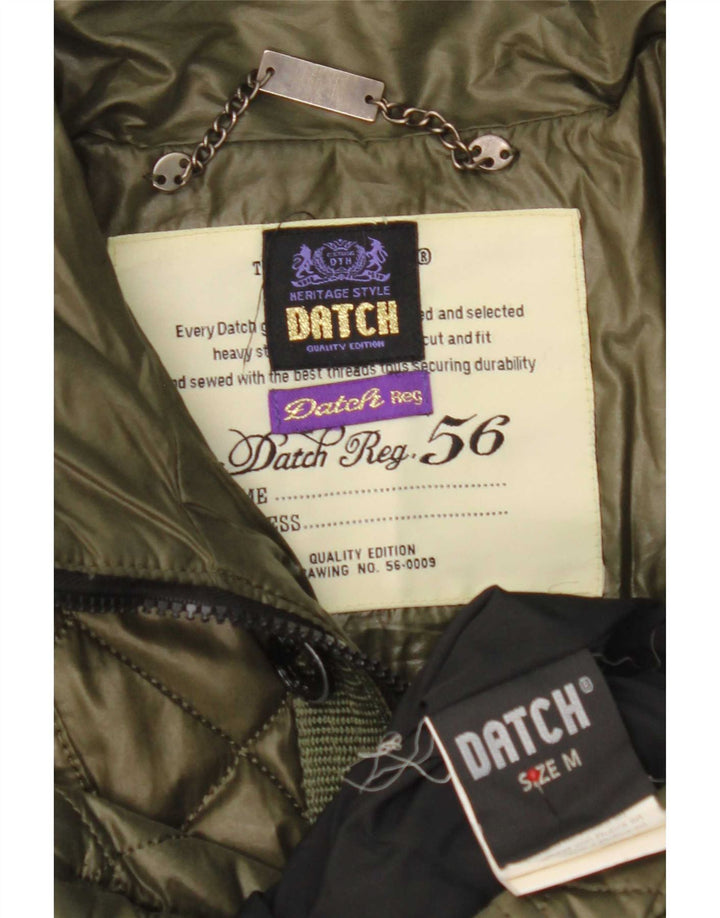 Ανδρικό καπιτονέ μπουφάν Datch UK 38 Medium Khaki Polyester