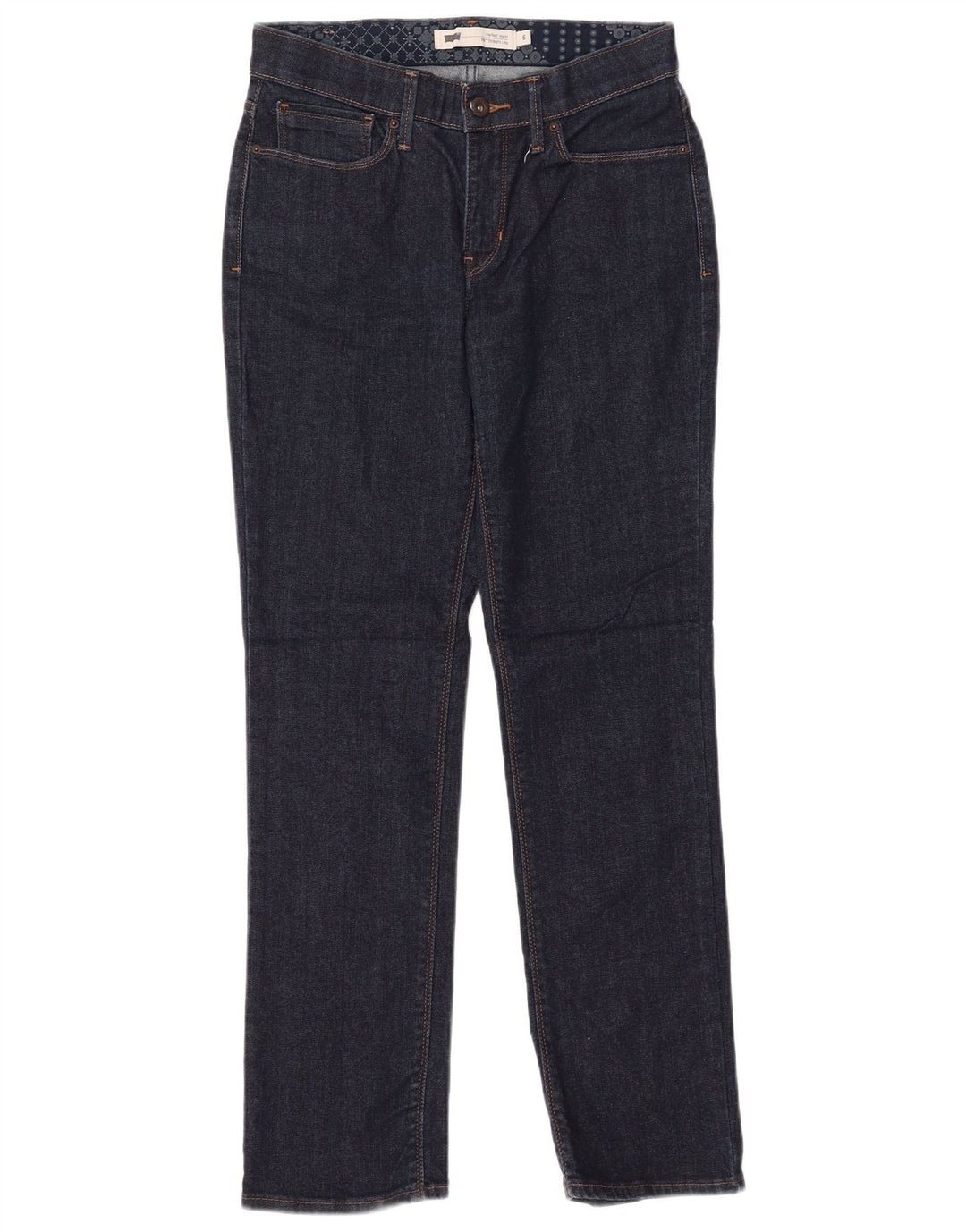 Γυναικείο ίσιο τζιν Levi's US 6 Medium W28 L30 Navy Blue Cotton