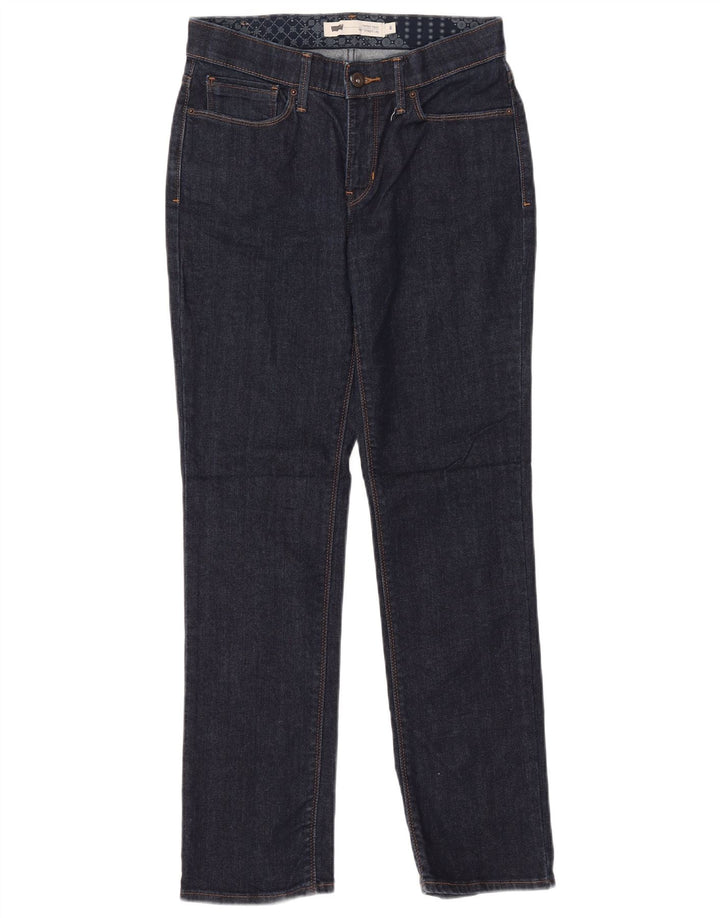 Γυναικείο ίσιο τζιν Levi's US 6 Medium W28 L30 Navy Blue Cotton