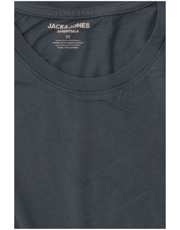 Jack & Jones Ανδρικό T-Shirt Μπλουζάκι από μεσαίο μπλε βαμβακερό