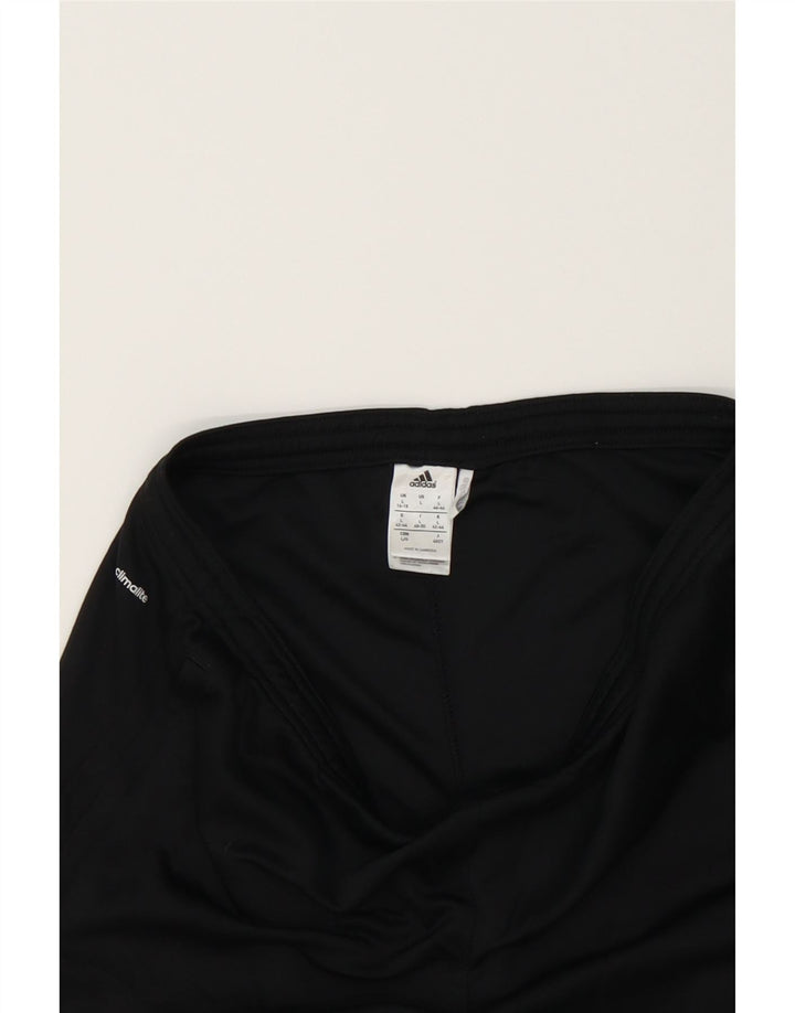 ADIDAS Womens Climalite Tracksuit Trousers UK 16/18 Large  Black Polyester Vintage Adidas and Second-Hand Adidas from Messina Hembry 