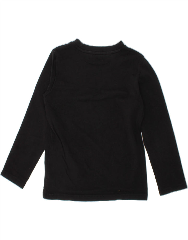 PUMA Girls Top Long Sleeve 7-8 Years Black Cotton Vintage Puma and Second-Hand Puma from Messina Hembry 