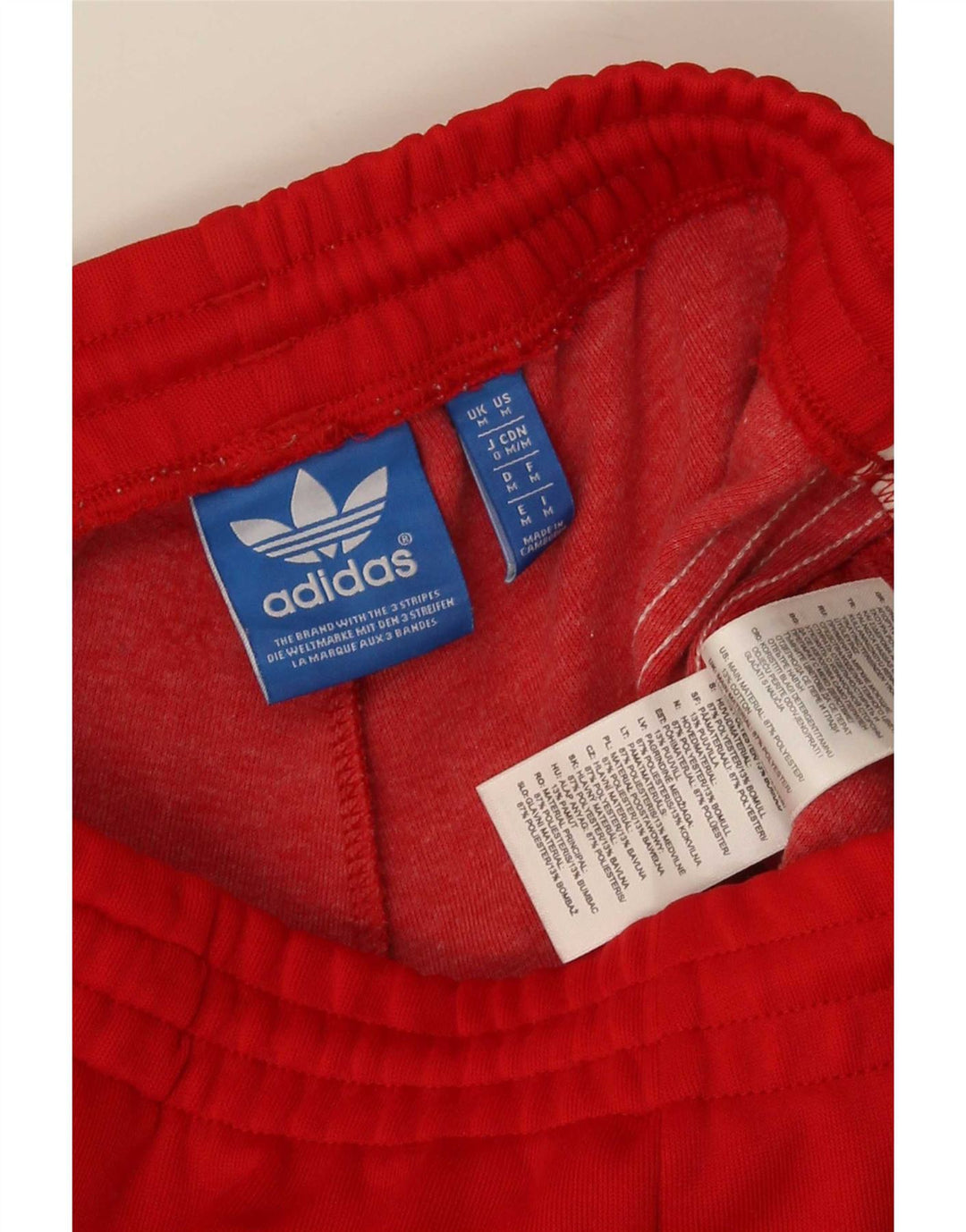 Ανδρική φόρμα Adidas Παντελόνι Joggers Μεσαίο κόκκινο πολυεστέρα