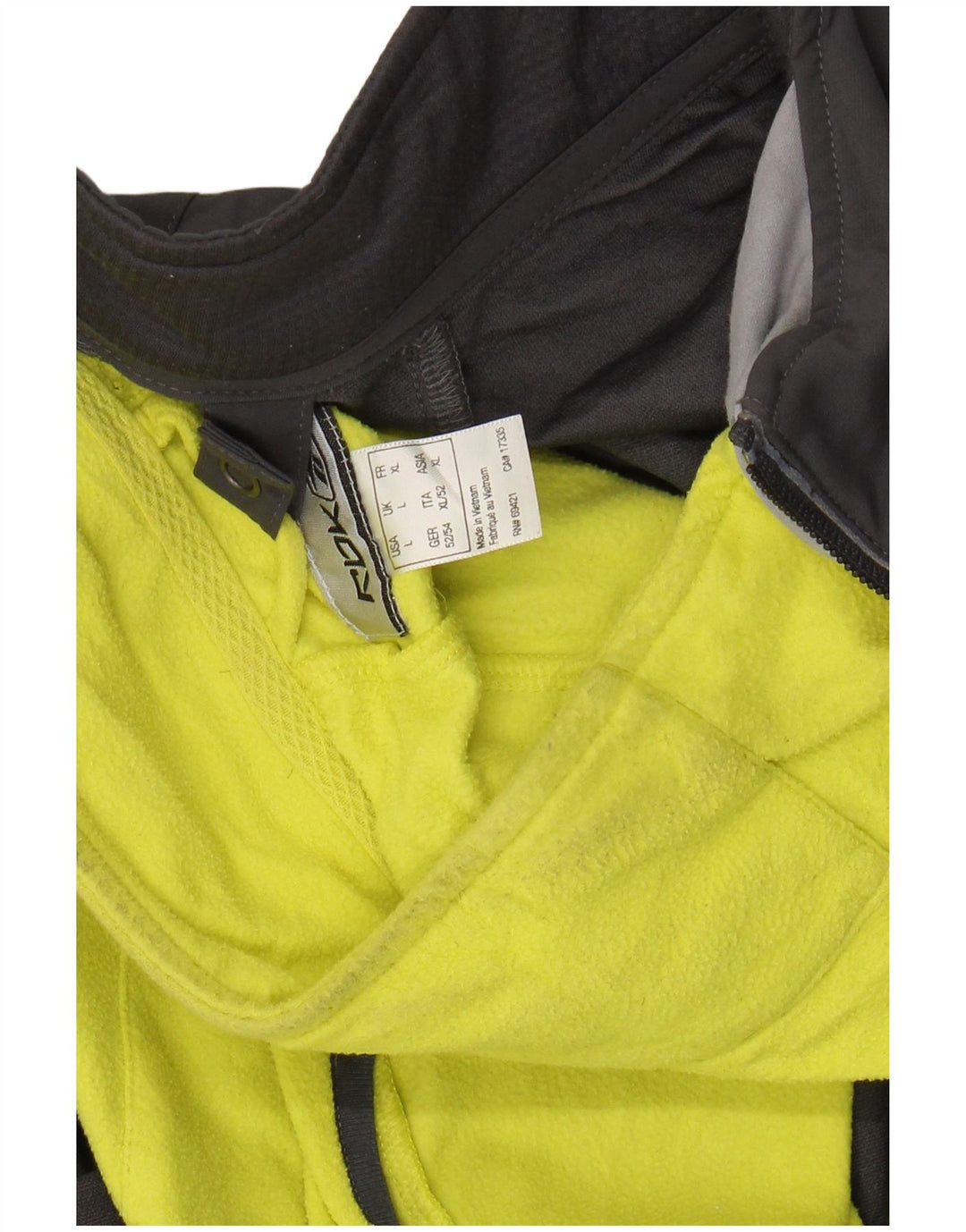 Ανδρικό μπουφάν REEBOK Windbreaker UK 40 Large Grey Colourblock Πολυεστέρας
