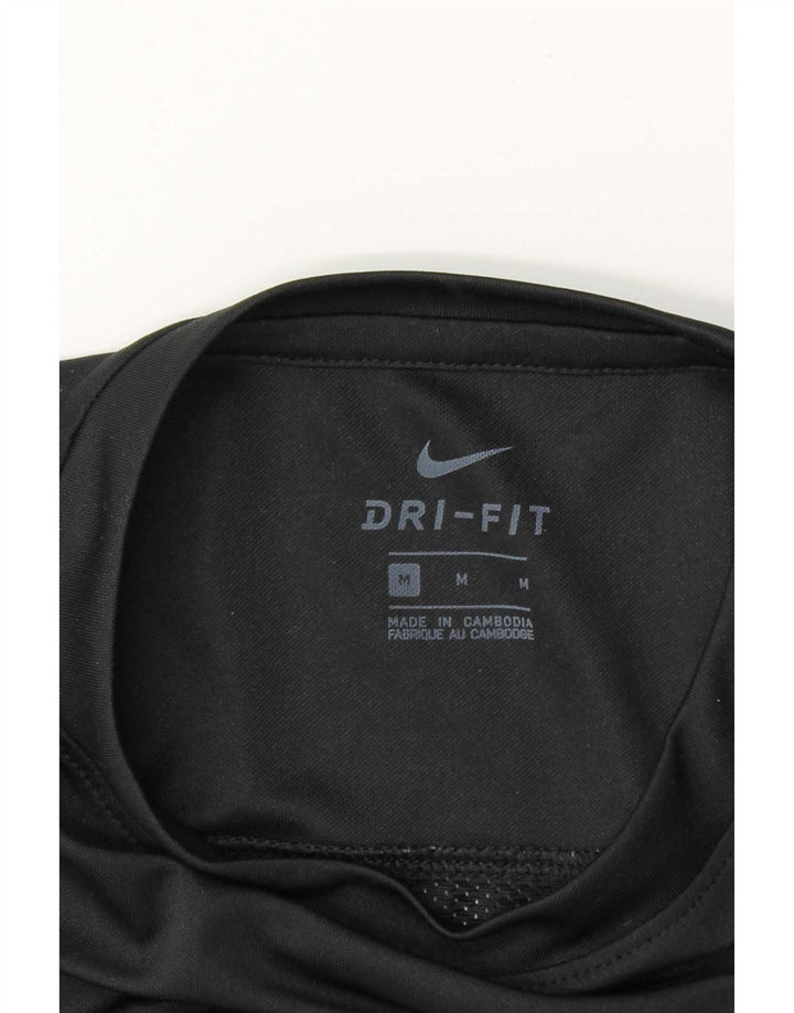 Ανδρικό μπλουζάκι Nike Dri Fit, μεσαίο μαύρο