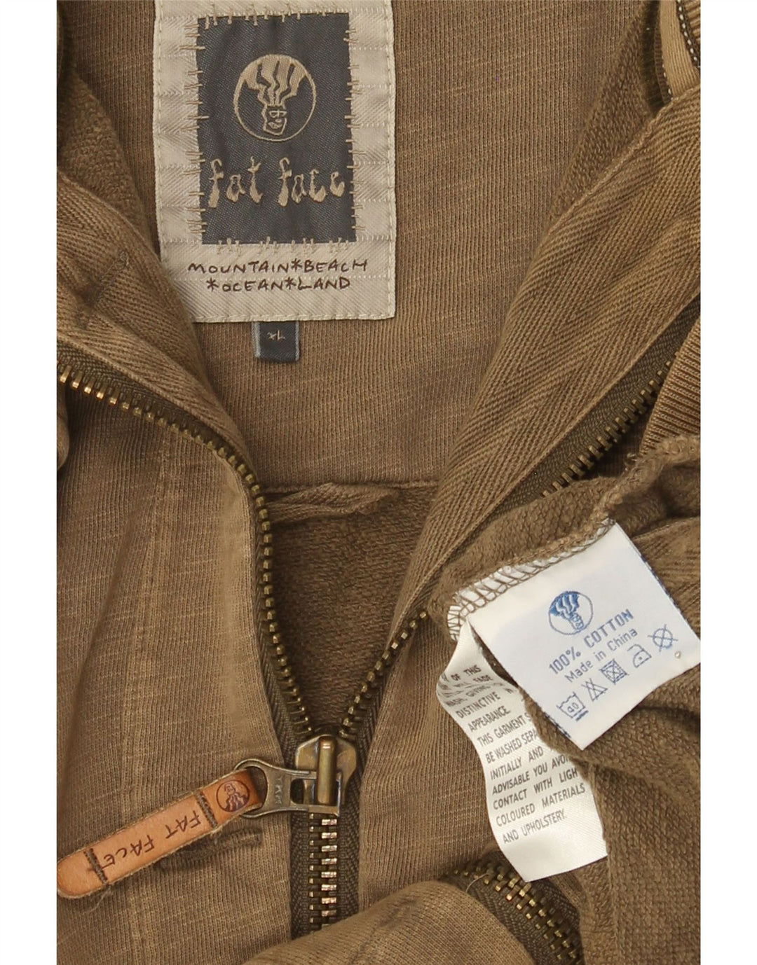 Ανδρικό μπουφάν Fat Face Utility XL Χακί από βαμβάκι