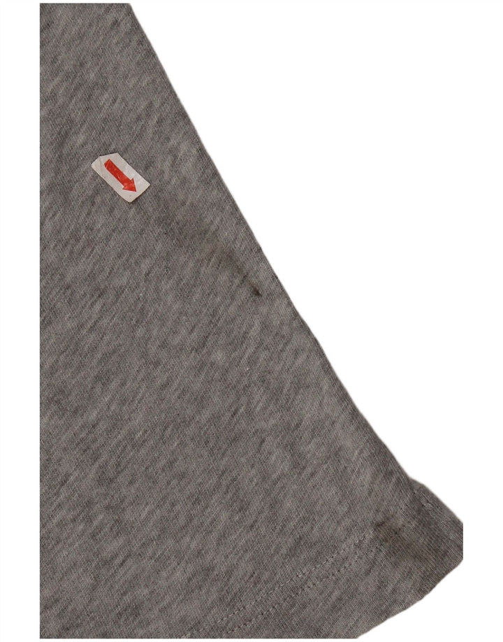 Ανδρικό μακρυμάνικο μπλουζάκι πόλο Superdry, μεγάλο γκρι βαμβακερό