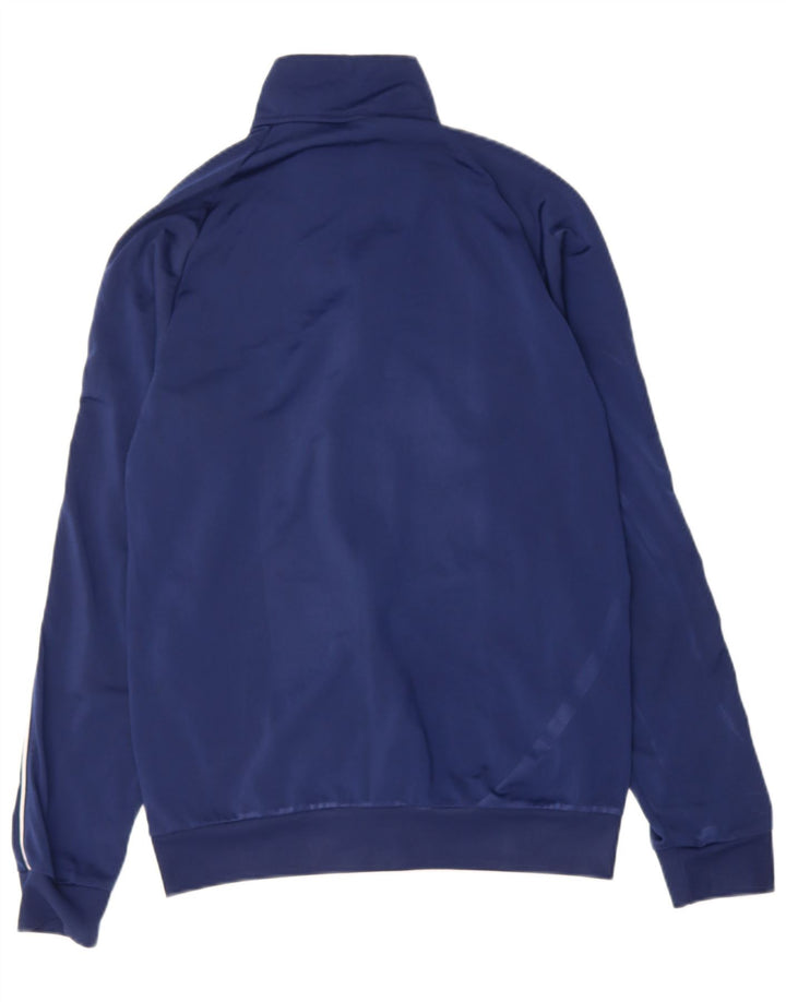 ADIDAS Mens Tracksuit Top Jacket Medium Navy Blue Polyester