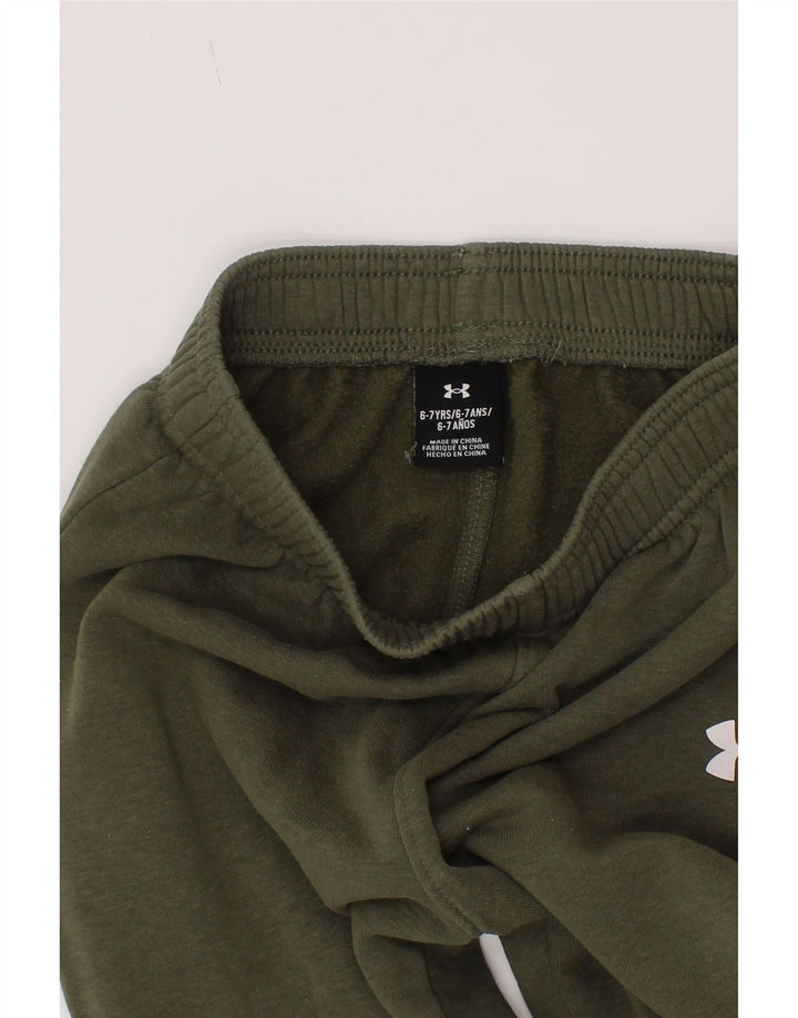 Under Armour Boys Tracksuit Trousers Joggers 6-7 Years Khaki