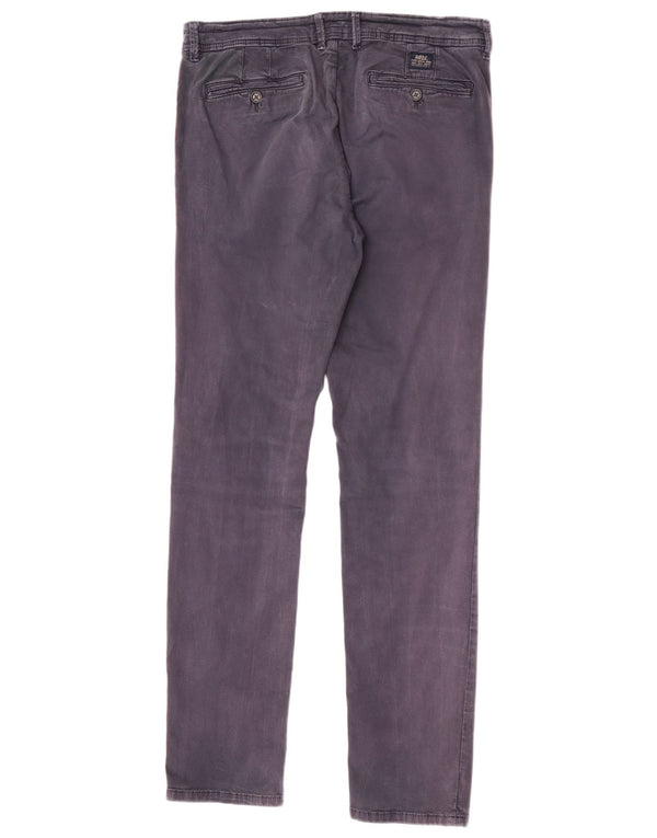 Rifle Ανδρικό Slim Παντελόνι Chino W32 L34 Navy Blue Cotton