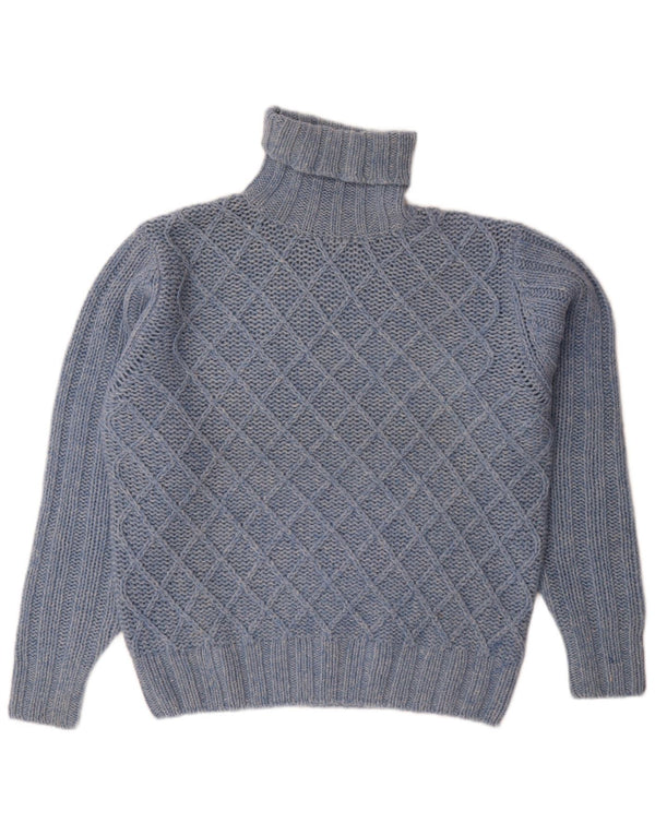 Ανδρικό πουλόβερ MC Neal Loose Fit Roll Neck Jumper Medium Blue Flecked