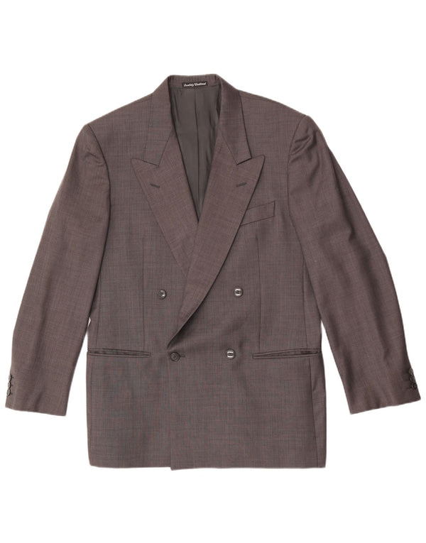 Oreste Boggio Casero Ανδρικό σακάκι με διπλό στήθος UK 38 Medium Grey
