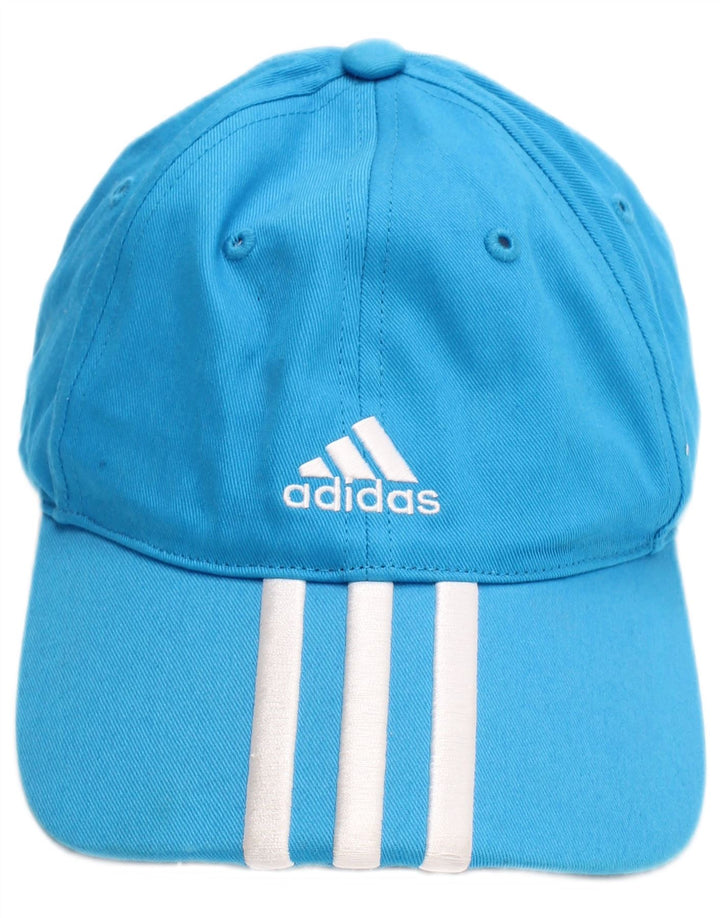 Γραφικό καπέλο μπέιζμπολ Adidas Boys One Size Μπλε βαμβακερό