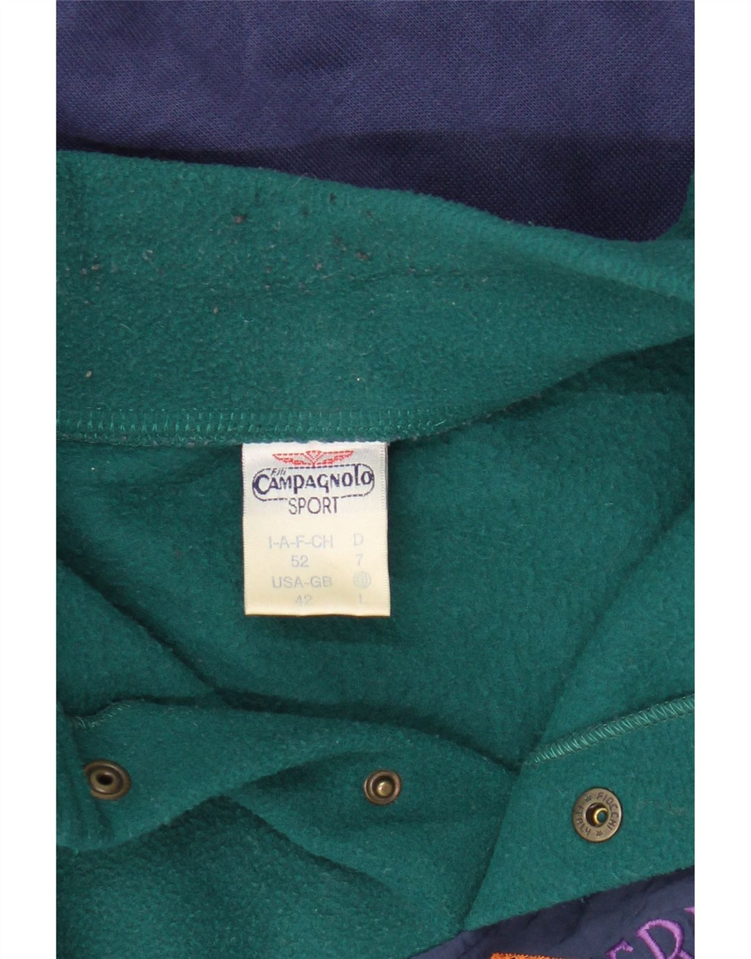 F.LLI Campagnolo Ανδρικό γραφικό φούτερ Jumper UK 42 Large Navy Blue