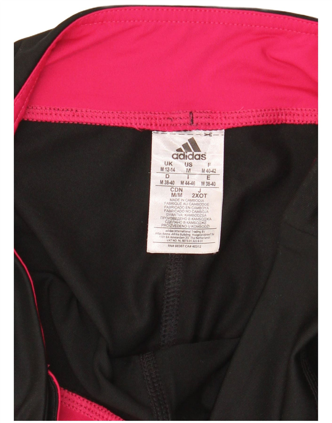 Γυναικεία Adidas Climalite Crop leggings UK 12/14 Medium Black Polyester