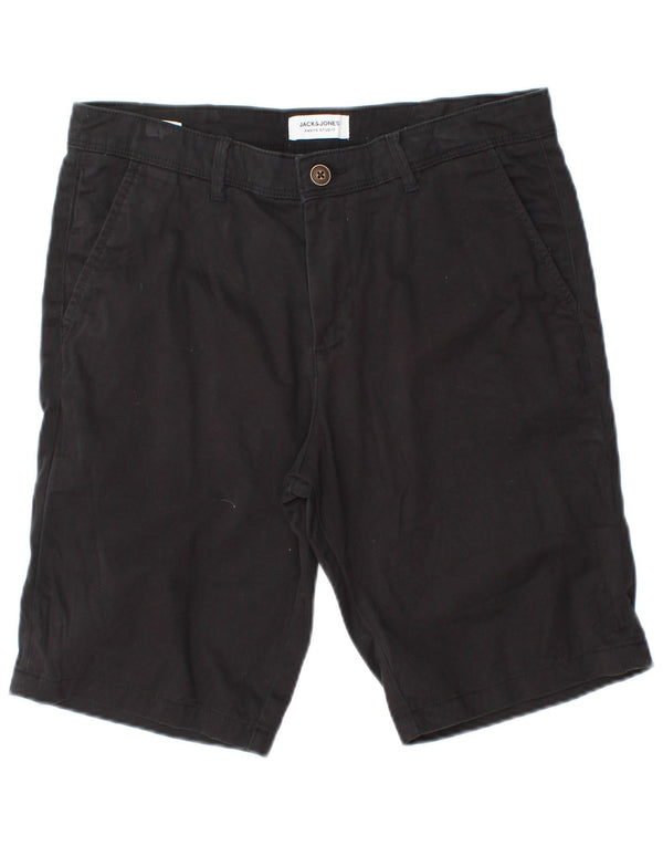 Ανδρικό σορτς Chino Jack & Jones Medium W32 Μαύρο