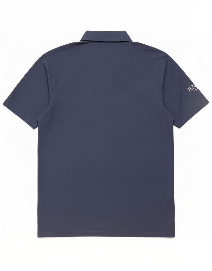 Ανδρικό πουκάμισο Adidas Polo μεγάλο Navy Blue Polyester