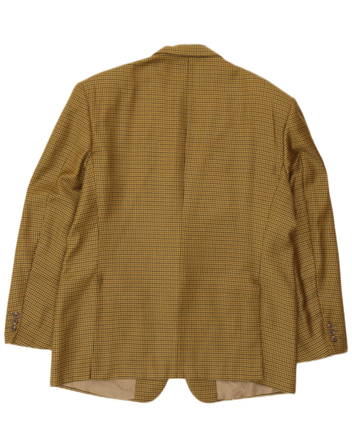Trussardi Ανδρικό σακάκι σακάκι με 2 κουμπιά IT 56 3XL Beige Houndstooth