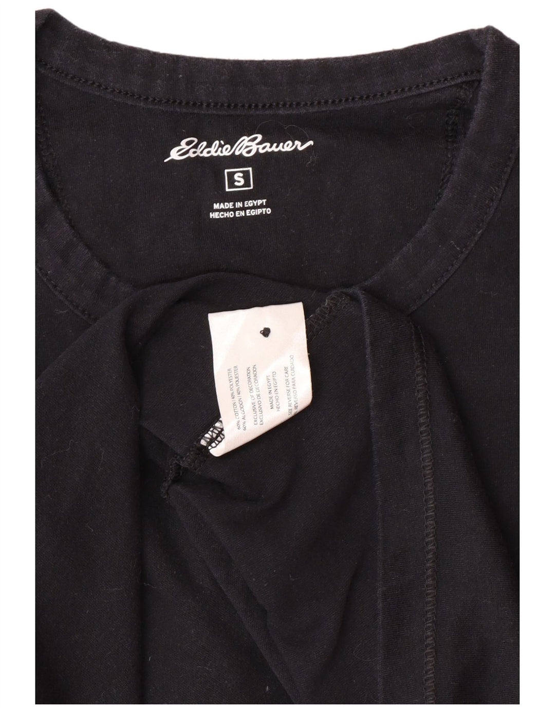 EDDIE BAUER Ανδρικό μπλουζάκι μακρυμάνικο Μικρό Navy Blue βαμβακερό