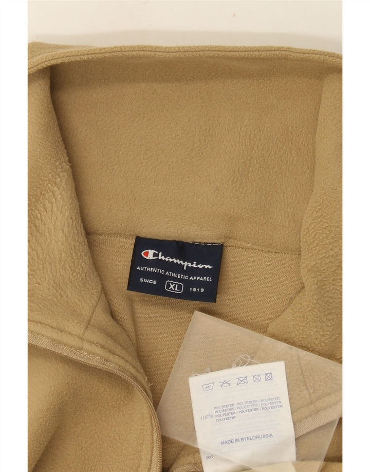 Champion Ανδρικό φερμουάρ Fleece Jumper XL Beige Polyester
