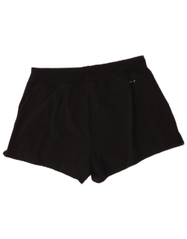 Γυναικείο αθλητικό σορτς Nike Dri Fit UK 12 μεσαίο μαύρο πολυεστέρα