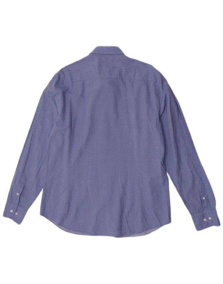 Ανδρικό πουκάμισο Massimo Dutti XL Μπλε