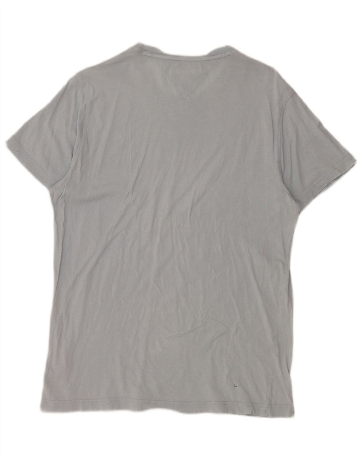 Ανδρικό T-Shirt Tommy Hilfiger Top μεγάλο μπλε βαμβακερό