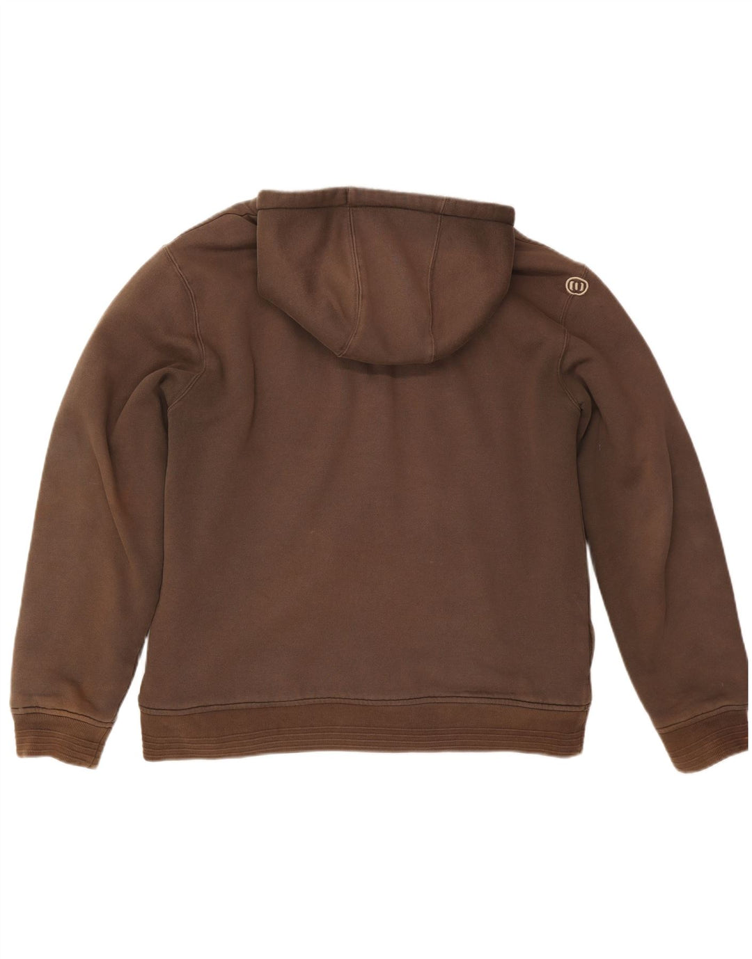 Ανδρικό πουλόβερ με κουκούλα με φερμουάρ ANIMAL Μεγάλο καφέ βαμβακερό