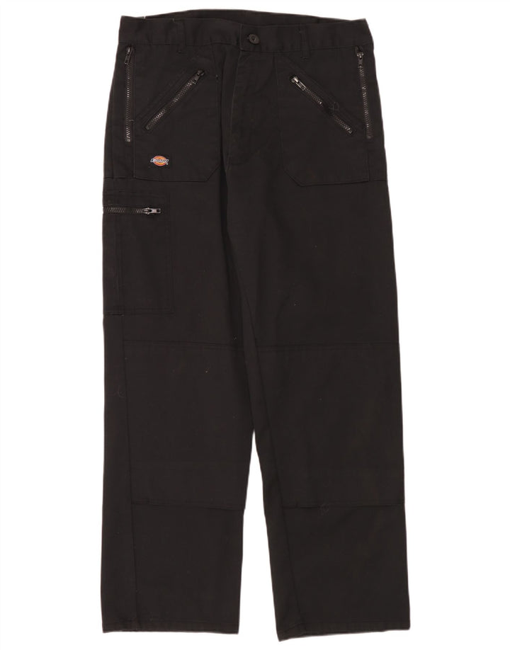 Ανδρικό ίσιο παντελόνι Cargo Dickies W34 L30 Μαύρο πολυεστέρα