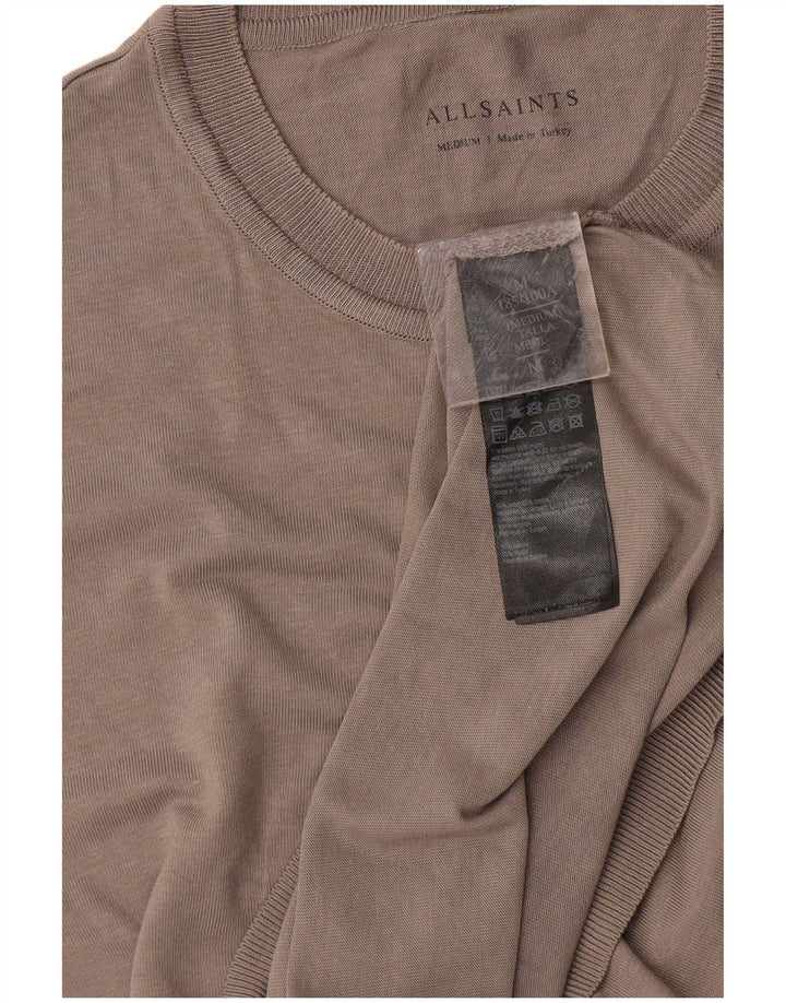 Ανδρικό T-Shirt ALL SAINTS Τοπ Μεσαίο Γκρι Βαμβακερό