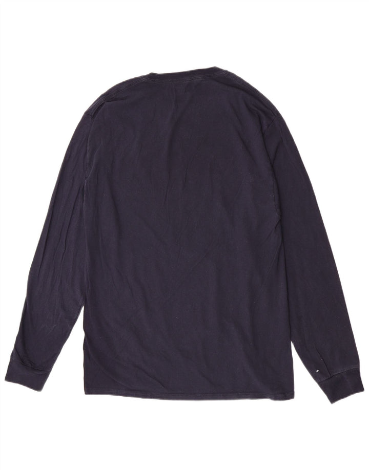 Champion Mens Penn Graphic Top Μακρυμάνικο Large Navy Blue
