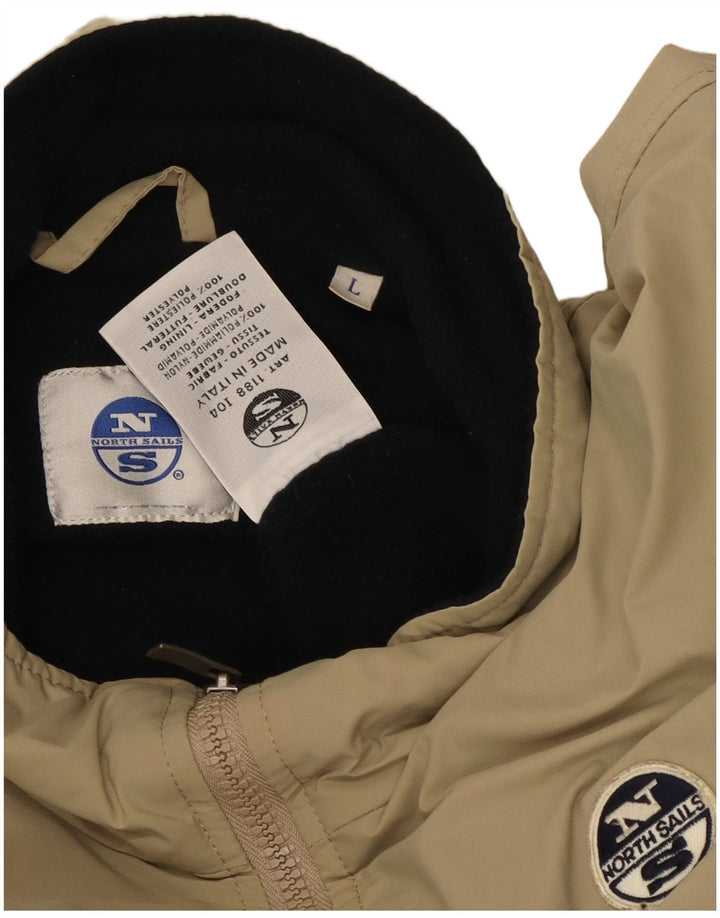 Ανδρικό μπουφάν North Sails UK 40 Large Beige Polyamide