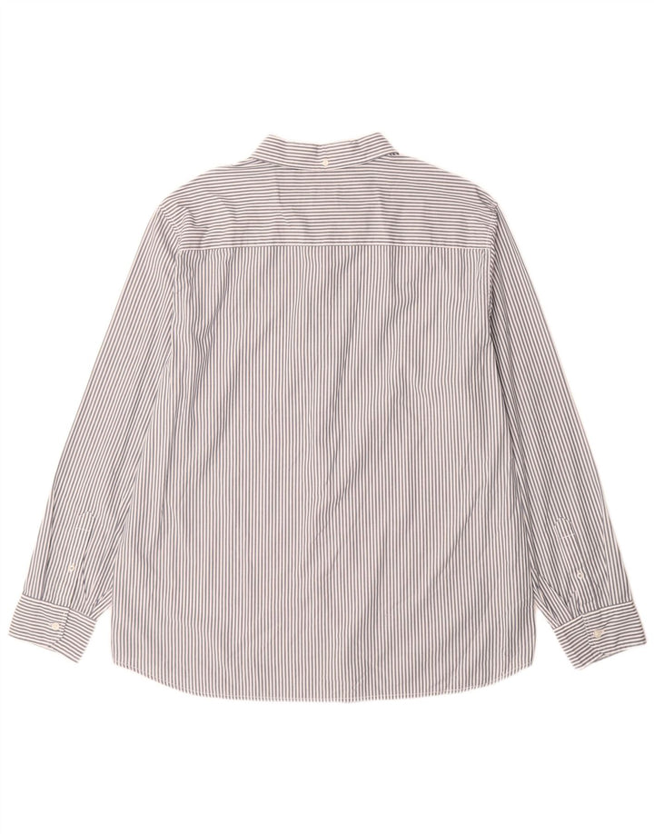 Mustang Ανδρικό πουκάμισο με κανονική εφαρμογή XL γκρι βαμβακερό ρίγες