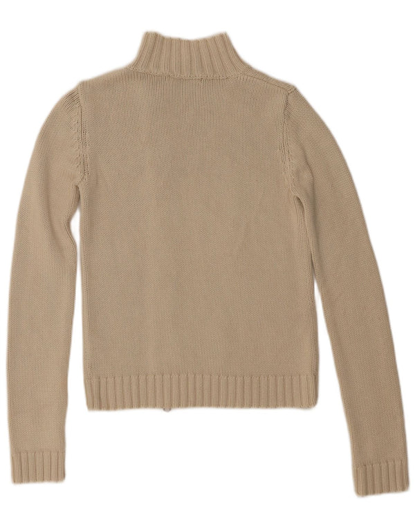 Γυναικεία ζακέτα Dkny Crop UK 10 Small Beige βαμβακερό