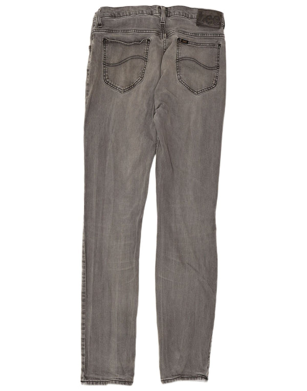 Lee Mens Rider Slim Fit Straight Jeans W34 L34 Γκρι βαμβακερό