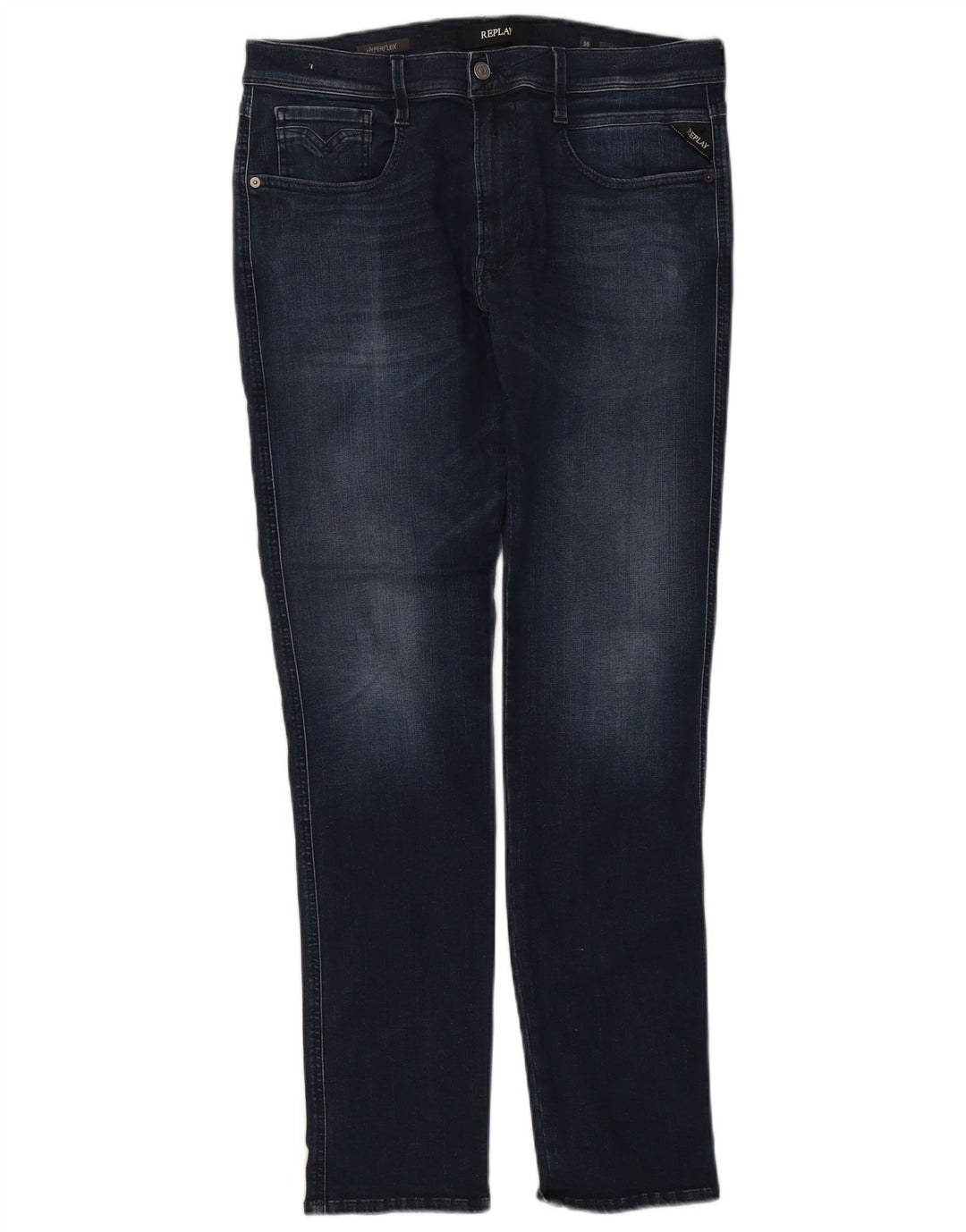 REPLAY Γυναικείο Flex Slim Jeans W36 L34 Navy Blue Cotton