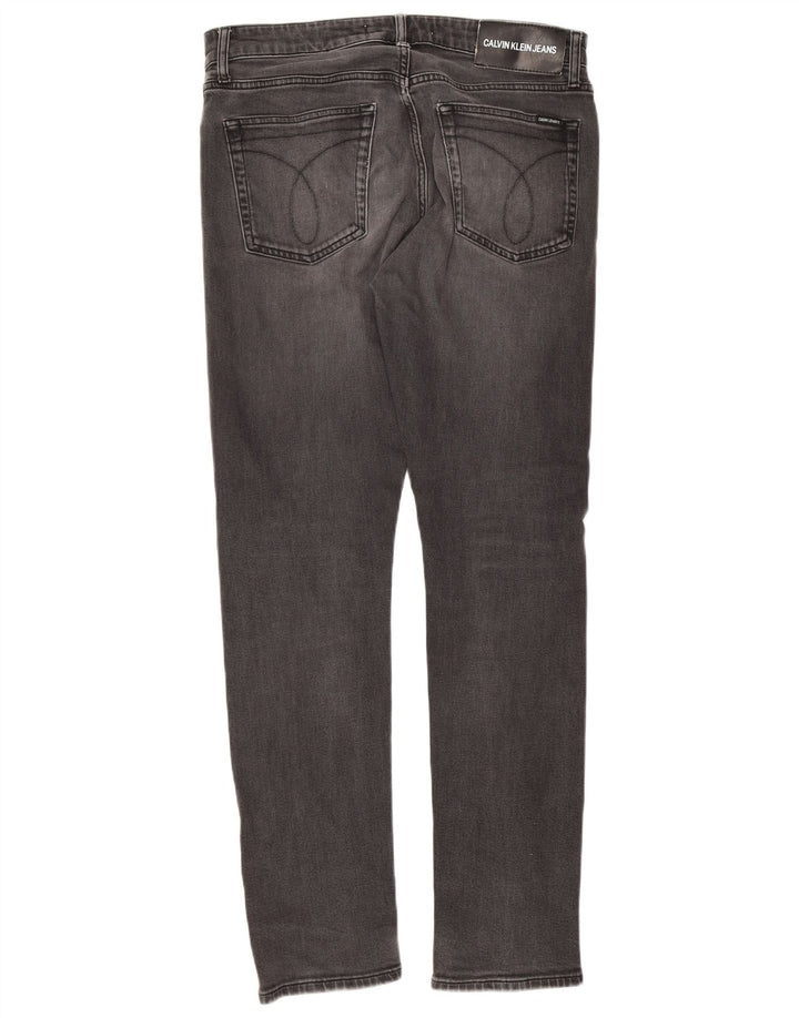 Calvin Klein Ανδρικό Slim Jeans W32 L32 Γκρι βαμβακερό