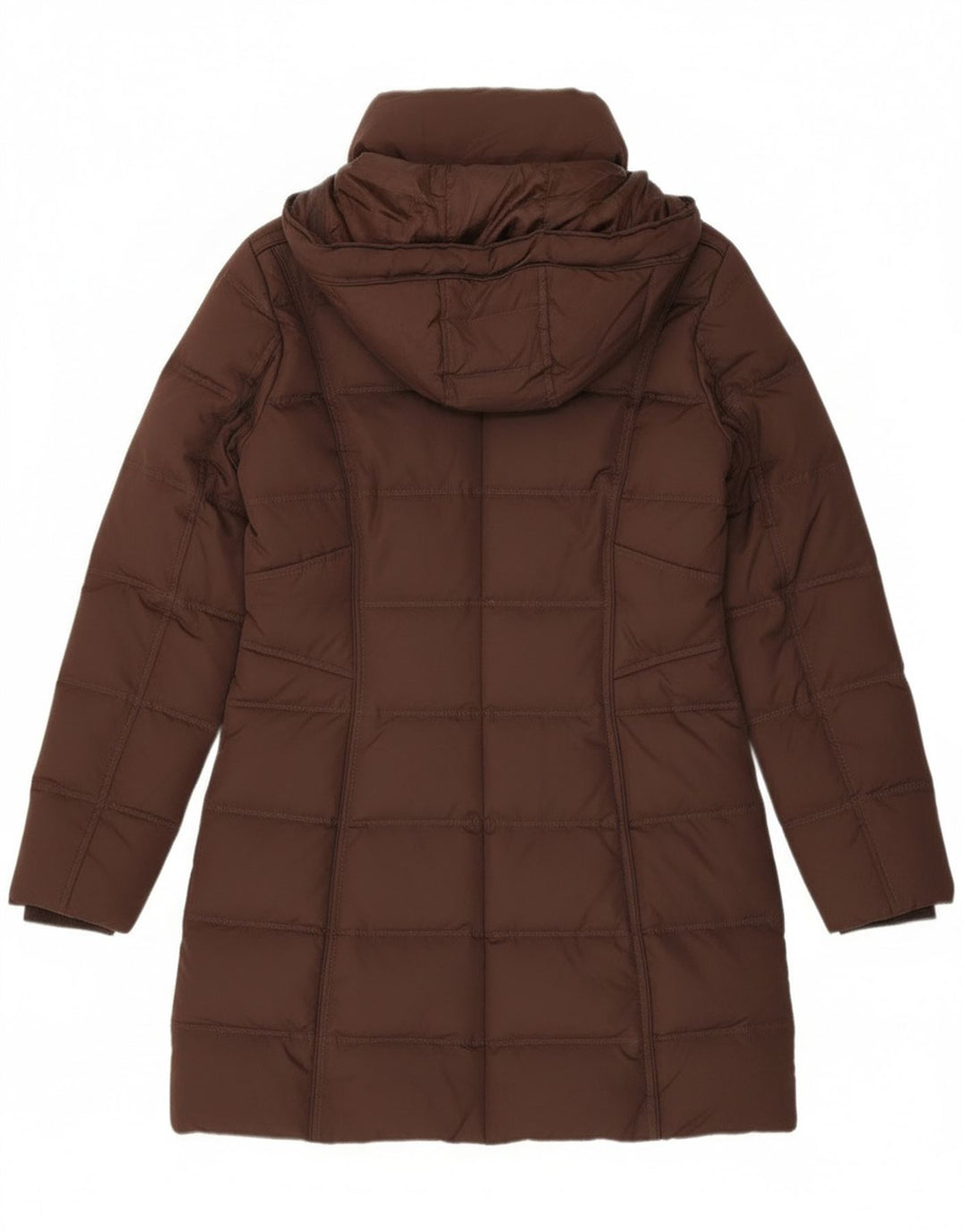 EDC Γυναικείο παλτό με κουκούλα με επένδυση UK 14 Μεσαίο καφέ πολυεστέρας