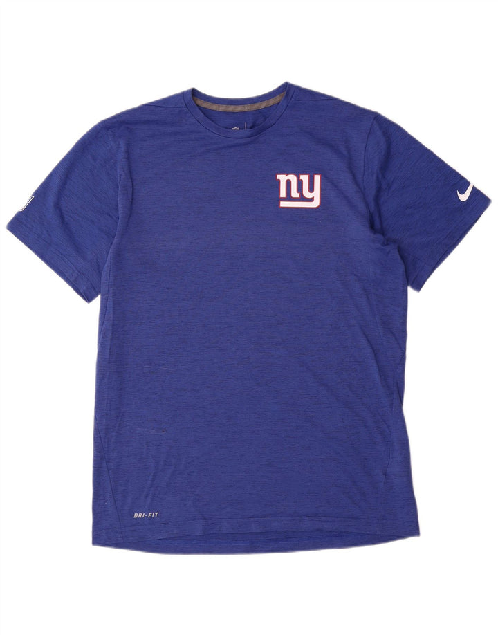 Ανδρικό γραφικό μπλουζάκι NIKE Top Medium Blue Polyester
