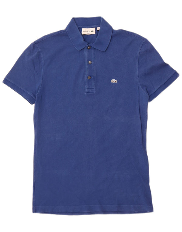 Lacoste Ανδρικό πουκάμισο Polo Slim Fit Μέγεθος 2 XS Μπλε βαμβακερό