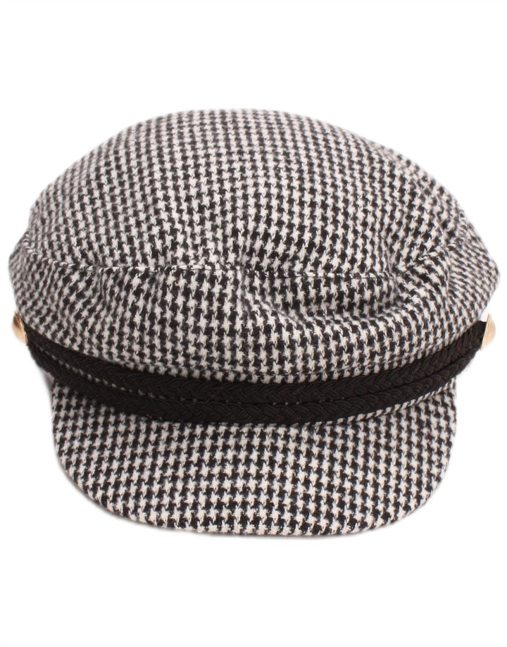 Zara Γυναικείο Καπάκι Newsboy Small Black Houndstooth