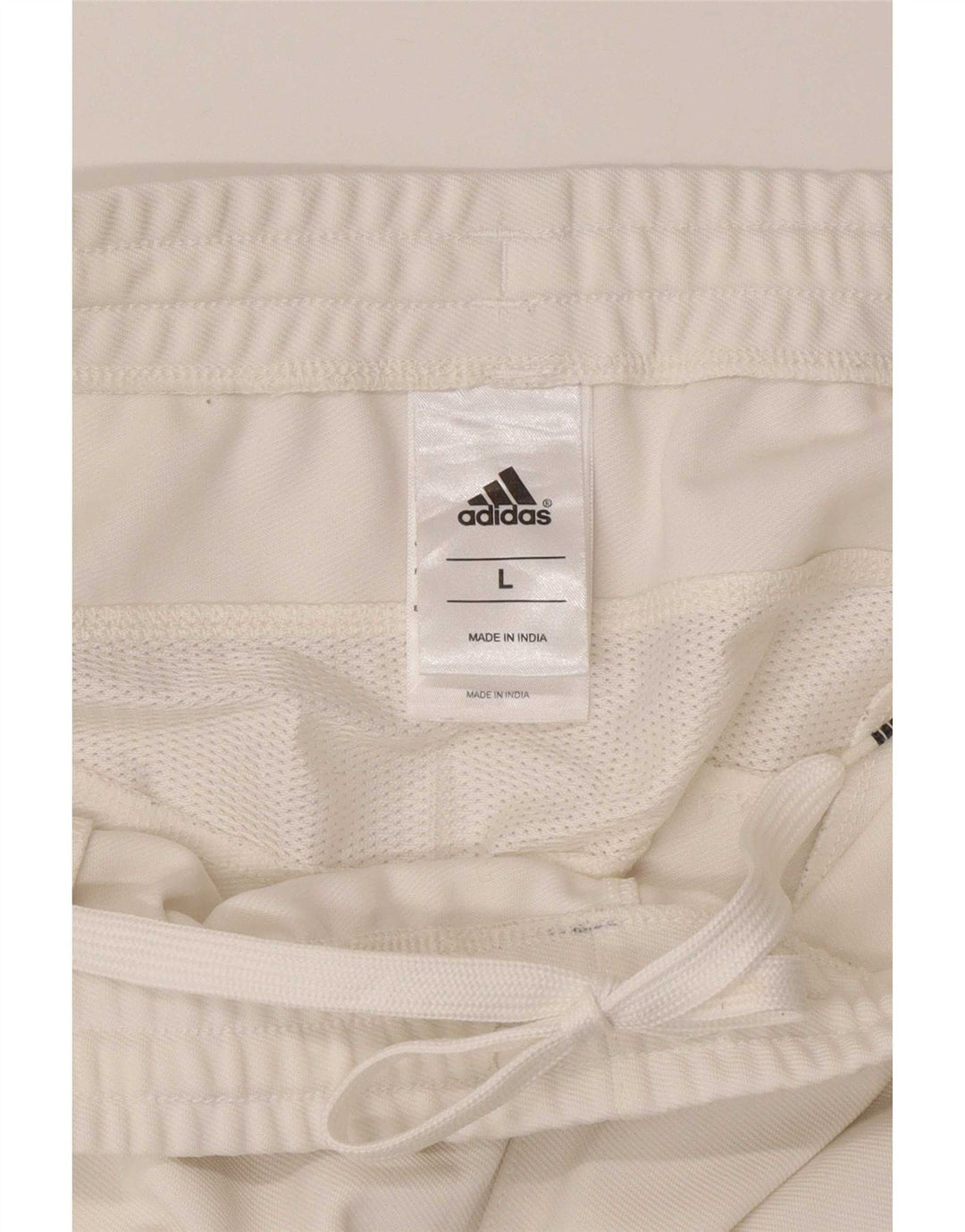Ανδρική αθλητική φόρμα Adidas Παντελόνι μεγάλο λευκό πολυεστέρα